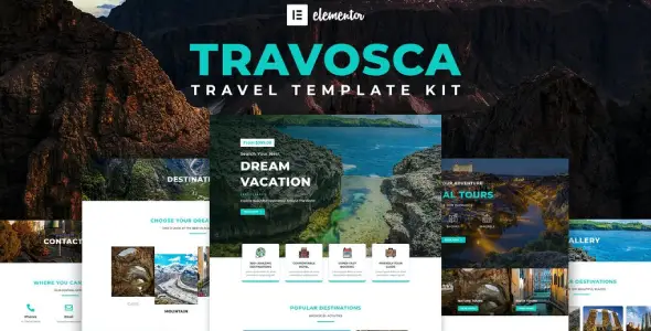 Travosca – Travel Elementor Template Kit